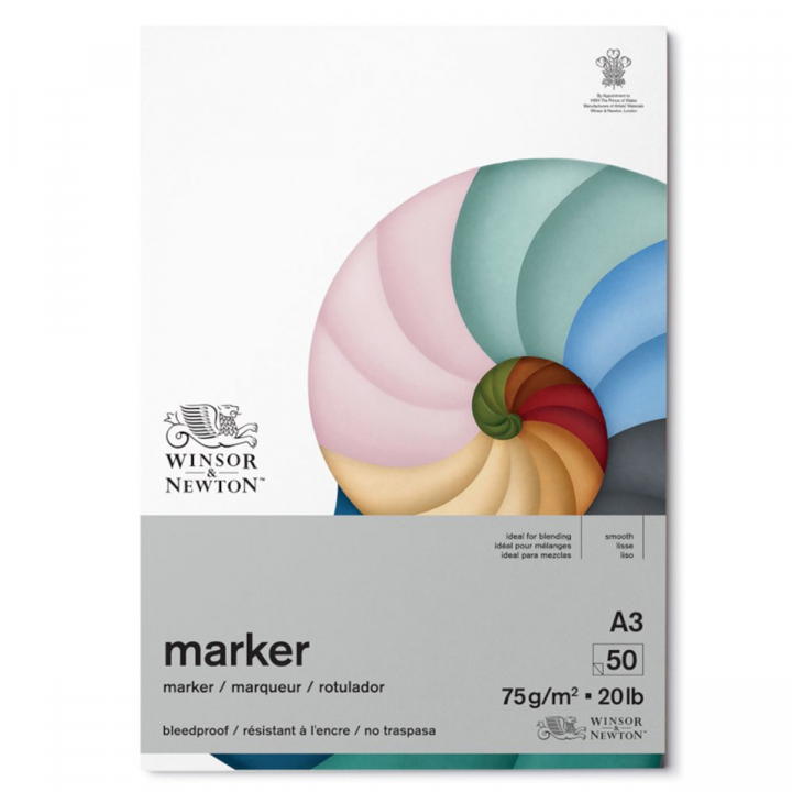 Marker-lehtiö A3 75g ryhmässä Paperit ja Lehtiöt / Taiteilijalehtiöt / Marker-lehtiöt @ Pen Store (100546)