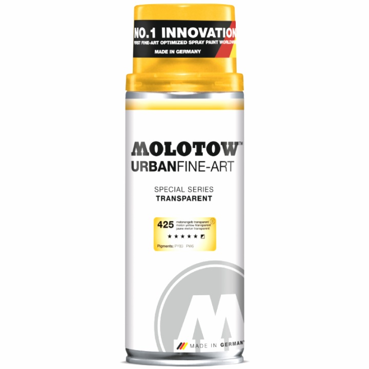 Spraymaali Akryyli UrbanFineArt Transparent 400 ml ryhmässä Taiteilijatarvikkeet / Taiteilijavärit / Spraymaalit @ Pen Store (108236_r)