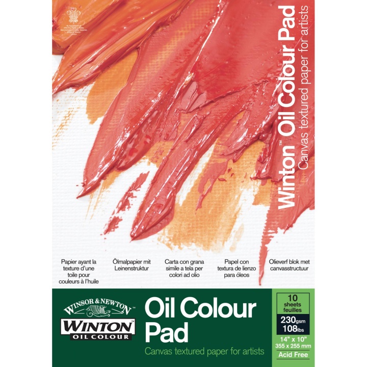 Winton Oil Colour Paper Pad 230g 35x25 cm ryhmässä Paperit ja Lehtiöt / Taiteilijalehtiöt / Akryylilehtiöt @ Pen Store (108410)
