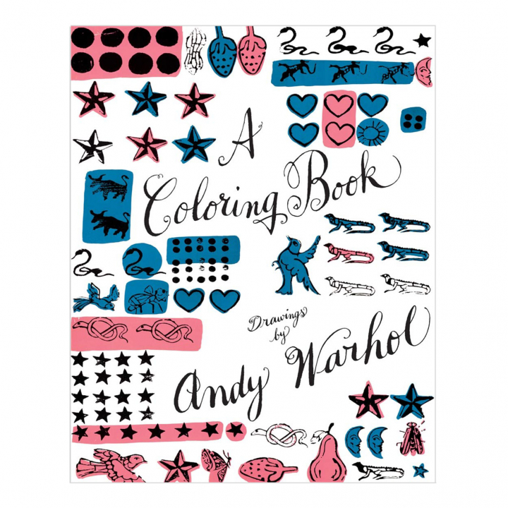 A Coloring Book: Drawings by Andy Warhol ryhmässä Askartelu ja Harrastus / Kirjat / Aikuisten värityskirjat @ Pen Store (111738)