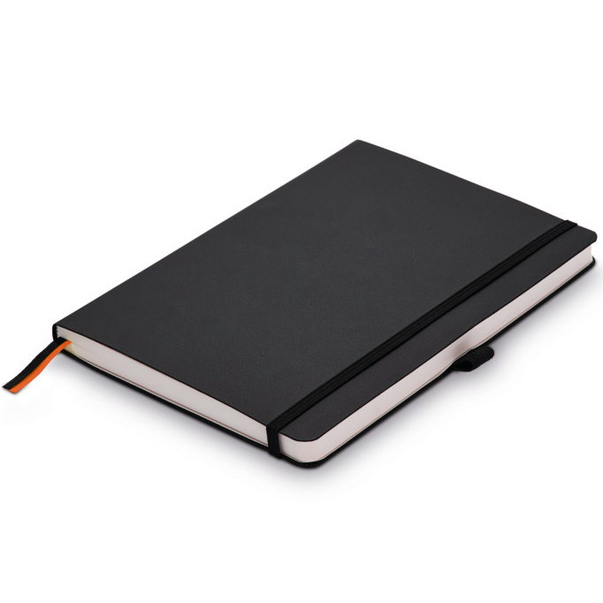 Notebook Softcover Plain A5 Black ryhmässä Paperit ja Lehtiöt / Kirjoitus ja muistiinpanot / Muistikirjat @ Pen Store (125389)