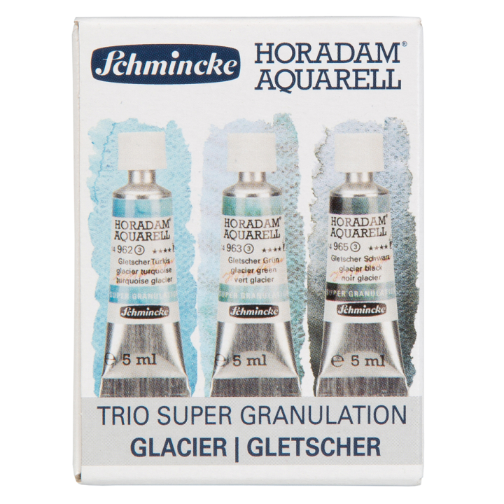 Horadam Super Granulation Set Glacier ryhmässä Taiteilijatarvikkeet / Taiteilijavärit / Akvarellivärit @ Pen Store (129299)