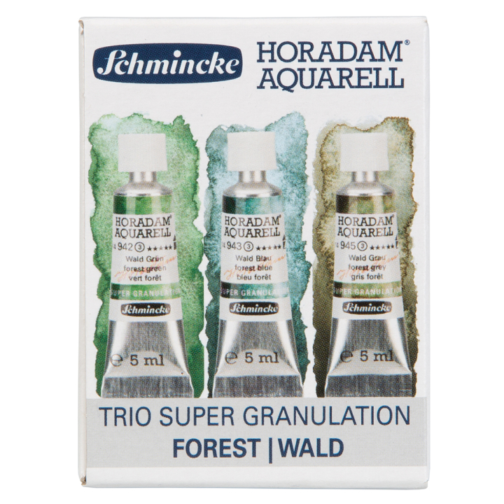 Horadam Super Granulation Set Forest ryhmässä Taiteilijatarvikkeet / Taiteilijavärit / Akvarellivärit @ Pen Store (129300)