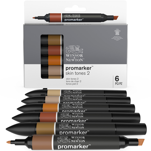 ProMarker 6-setti Skin tones 2