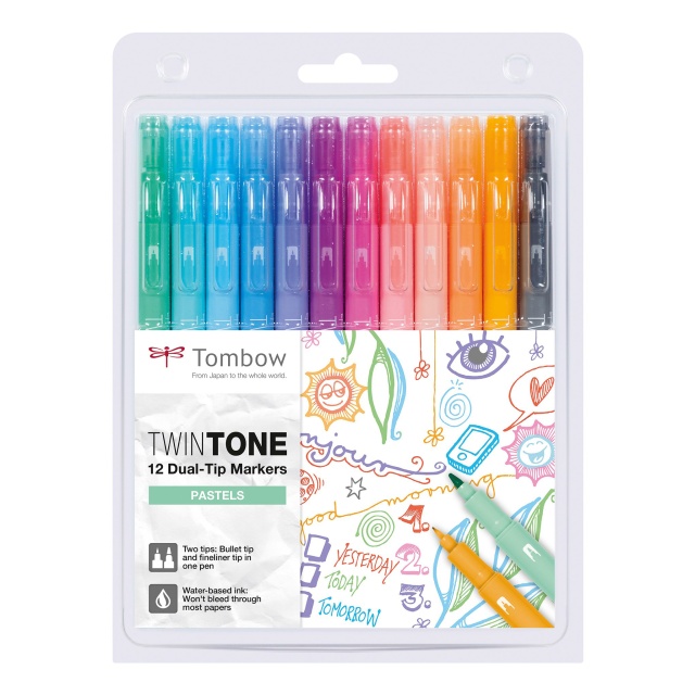TwinTone Marker Pastelli 12 kpl