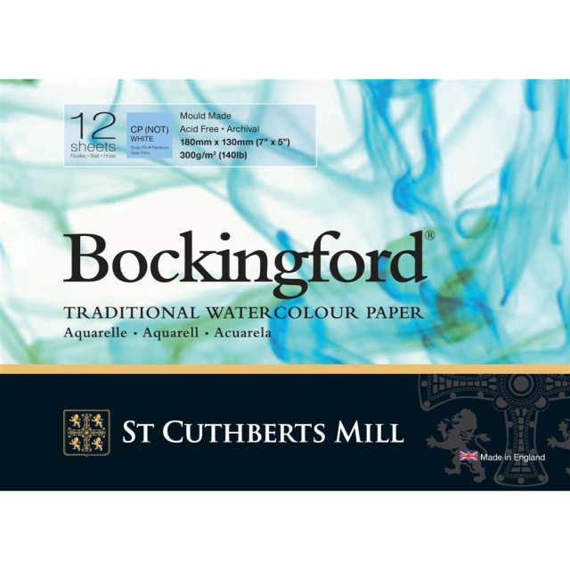 Bockingford Akvarelliilehtiö CP/NOT 300g 18x13cm