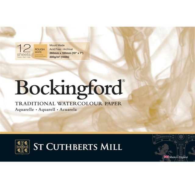 Bockingford Akvarelliilehtiö Rough 300g 26x18cm