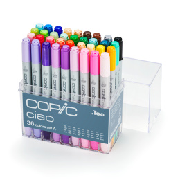 Ciao 36-setti Basic colors A ryhmässä Kynät / Taiteilijakynät / Maalitussit @ Pen Store (103254)