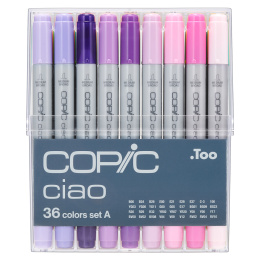 Ciao 36-setti Basic colors A ryhmässä Kynät / Taiteilijakynät / Maalitussit @ Pen Store (103254)