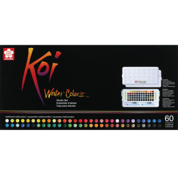 Koi Water Colors Sketch Box 60 ryhmässä Taiteilijatarvikkeet / Taiteilijavärit / Akvarellivärit @ Pen Store (103858)
