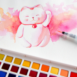 Koi Water Colors Sketch Box 60 ryhmässä Taiteilijatarvikkeet / Taiteilijavärit / Akvarellivärit @ Pen Store (103858)
