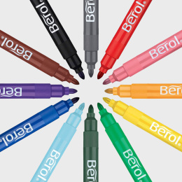 Colour Broad Tip 12 kpl (3 vuota+) ryhmässä Kids / Lastenkynät / Lasten tussit @ Pen Store (104845)