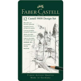Castell 9000 Design Lyijykynäsetti ryhmässä Kynät / Kirjoittaminen / Lyijykynät @ Pen Store (105056)