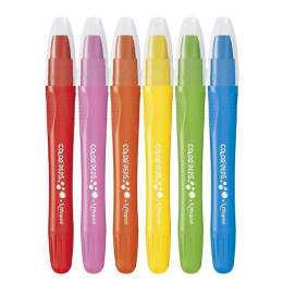 Color Peps Geeli Liidut 6-setti (3 vuota+) ryhmässä Kids / Lastenkynät / Lasten liidut @ Pen Store (108768)