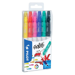 Frixion Colors 6 kpl Pyyhittävät Tussit (3 vuota+) ryhmässä Kynät / Taiteilijakynät / Tussit @ Pen Store (109336)