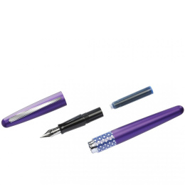 MR Retro Pop Fountain Pen Metallic Violet ryhmässä Kynät / Fine Writing / Täytekynät @ Pen Store (109499)