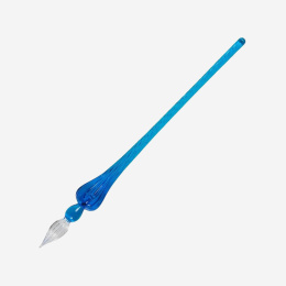 Lasinen kynä Pyöreä 18 cm Blue ryhmässä Askartelu ja Harrastus / Kalligrafia / Kalligrafiakynät @ Pen Store (125228)