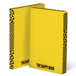 Notebook Graphic L - The Happy Book ryhmässä Paperit ja Lehtiöt / Kirjoitus ja muistiinpanot / Muistikirjat @ Pen Store (125452)