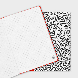 Keith Haring Limited Edition Sketchbook A5 ryhmässä Paperit ja Lehtiöt / Taiteilijalehtiöt / Luonnoskirjat @ Pen Store (130247)