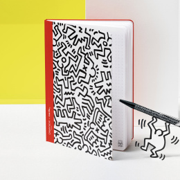 Keith Haring Limited Edition Sketchbook A5 ryhmässä Paperit ja Lehtiöt / Taiteilijalehtiöt / Luonnoskirjat @ Pen Store (130247)