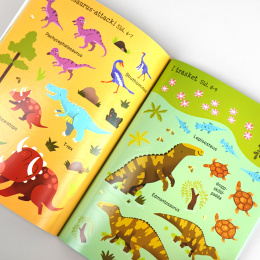 Dinosaurustarroilla höystetty askartelukirja ryhmässä Kids / Hauskaa oppimista / Väritys- ja askartelukirjat @ Pen Store (131360)