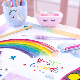 Sateenkaari glitter 2 tuubia ryhmässä Kids / Lasten askartelu ja värit / Lasten värit @ Pen Store (131680)